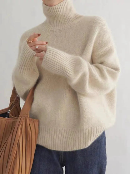 Sweater Women - Luxurious Turtleneck Style & Comfort