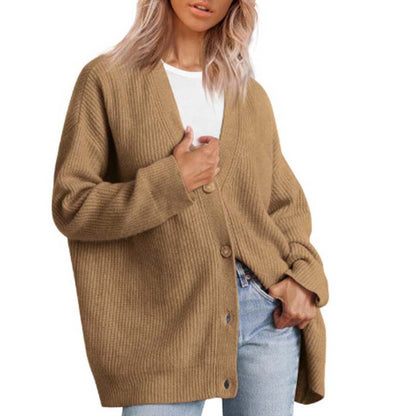 Cozy Knit Long Cardigan - Stylish Layering Essential for Women