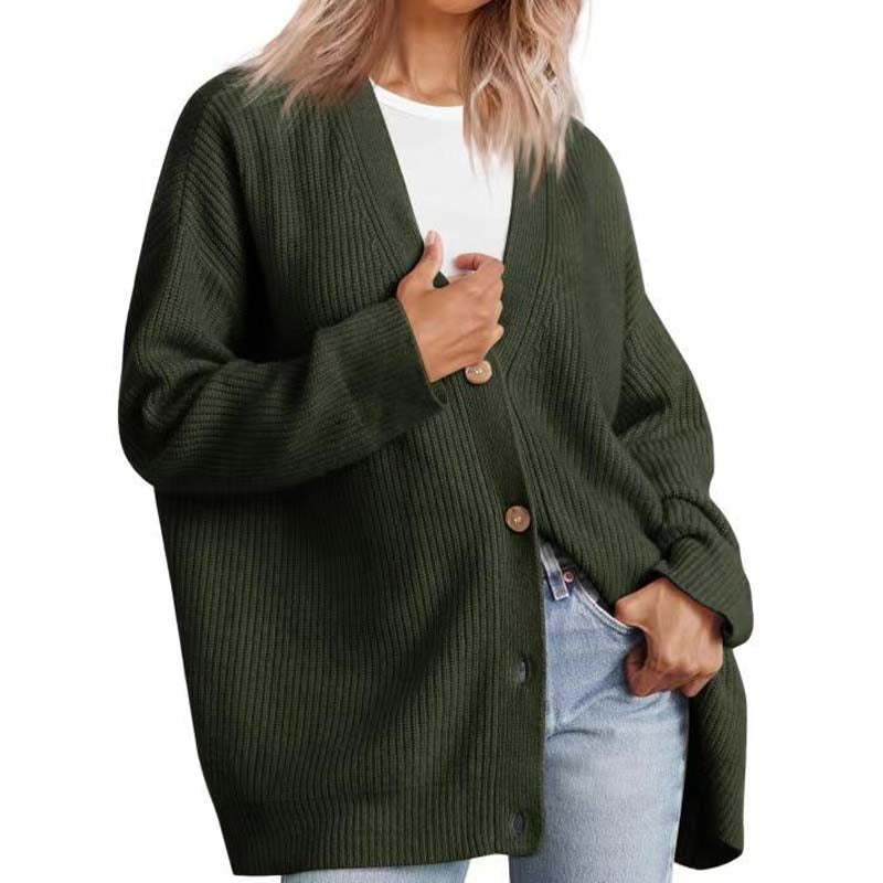 Cozy Knit Long Cardigan - Stylish Layering Essential for Women