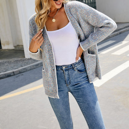 Cozy Long Black Cardigan - Stylish Layer with Pockets for All Seasons
