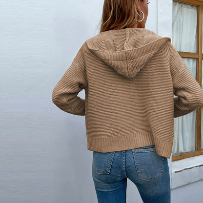 Cozy Long Cardigan for Women - Soft Cotton-Acrylic Blend for All Seasons
