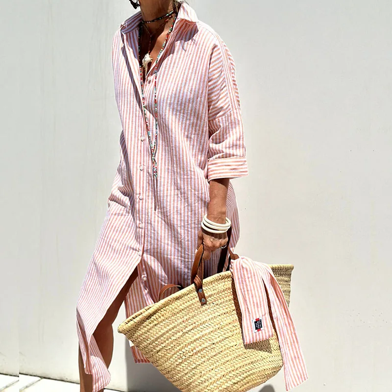 Dani Long Shirt Dress - Effortless Style & All-Day Comfort for Women