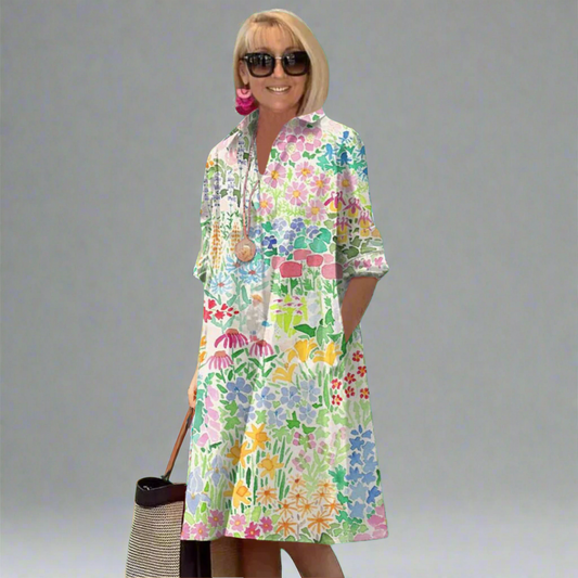 Eira Women's Summer Dress - Lightweight Floral Elegance for Weddings