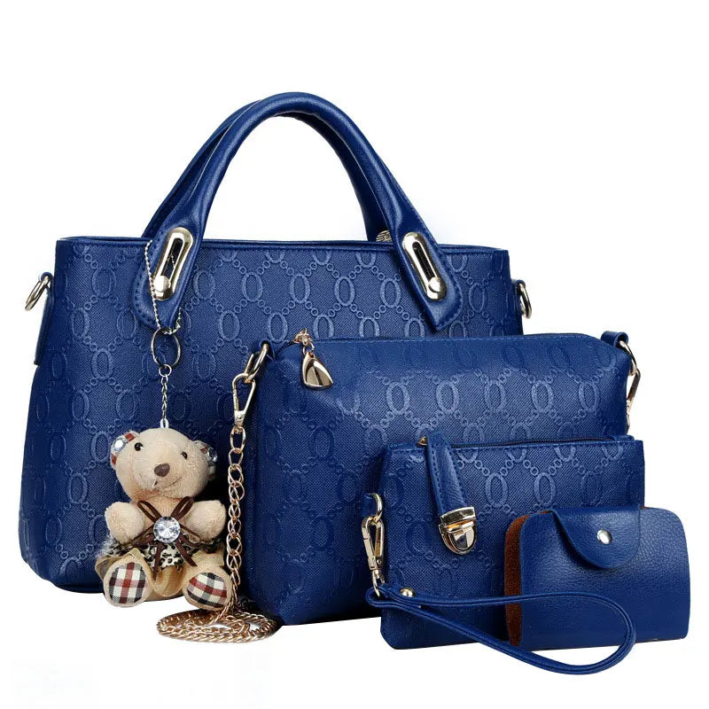 Stylish 4 Piece Handbag Set