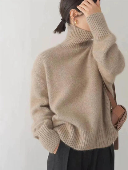 Sweater Women - Luxurious Turtleneck Style & Comfort