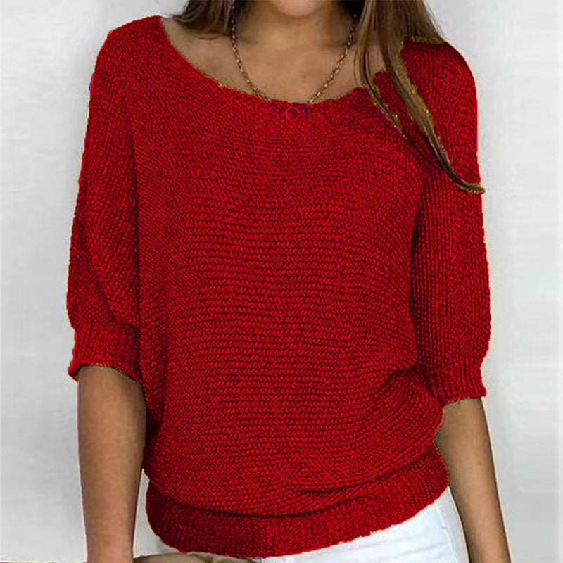 Casual Solid Colour Pullover | Stylish Everyday Wear