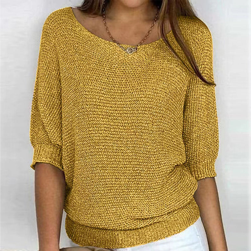 Casual Solid Colour Pullover | Stylish Everyday Wear