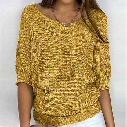Casual Solid Colour Pullover | Stylish Everyday Wear
