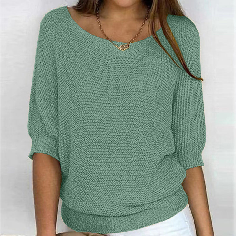 Casual Solid Colour Pullover | Stylish Everyday Wear