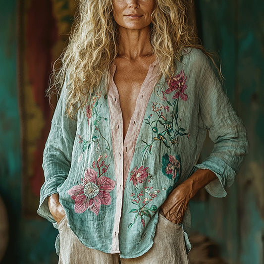 Layla | Bohemian Art Shirt