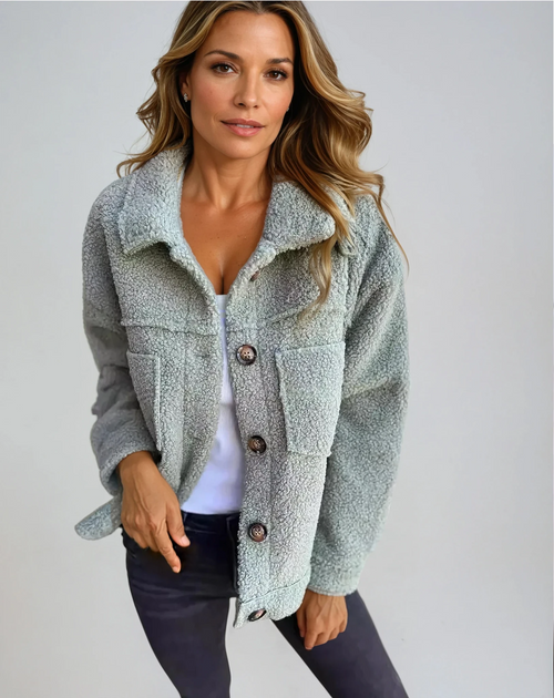 Ava - Cozy Crewneck Jacket