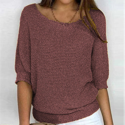 Casual Solid Colour Pullover | Stylish Everyday Wear