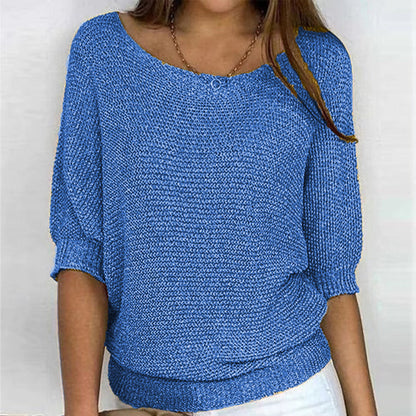 Casual Solid Colour Pullover | Stylish Everyday Wear
