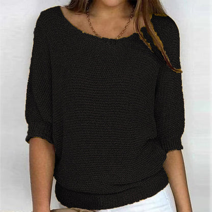 Casual Solid Colour Pullover | Stylish Everyday Wear