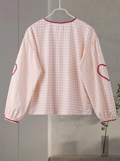 Chloe - Heart Blouse