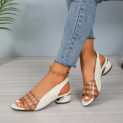 Ventina Mid Heels - Stylish Comfort with Breathable Design