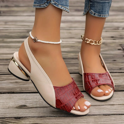 Ventina Mid Heels - Stylish Comfort with Breathable Design