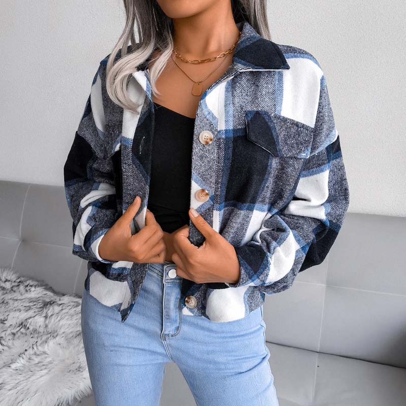 Vintage Checkered Jacket - Cozy Style for All Seasons