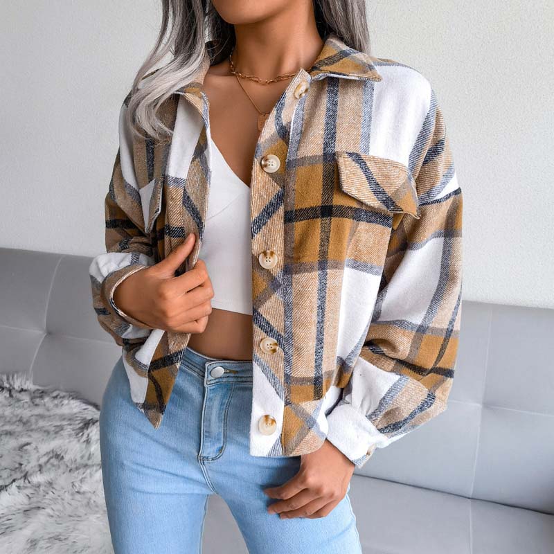 Vintage Checkered Jacket - Cozy Style for All Seasons