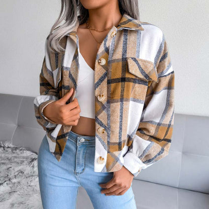 Vintage Checkered Jacket - Cozy Style for All Seasons