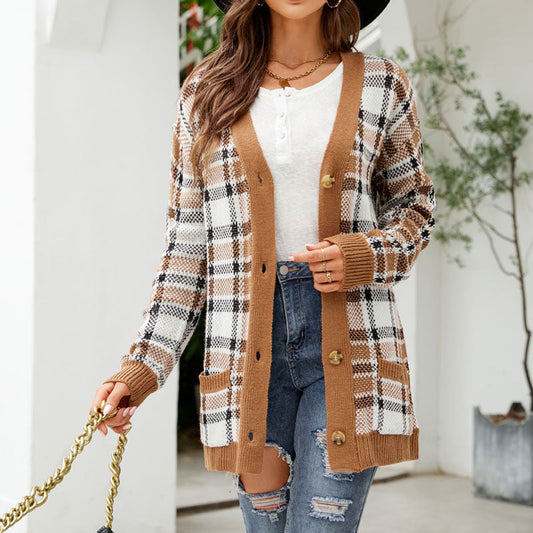 Vintage Knitted Long Cardigan - Cozy & Stylish Layer for Women
