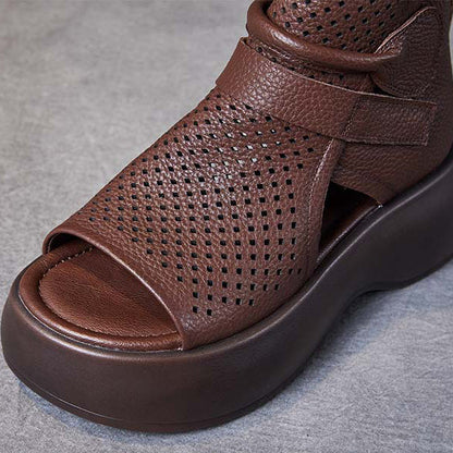 Federica™ - Timeless leather orthopedic sandals