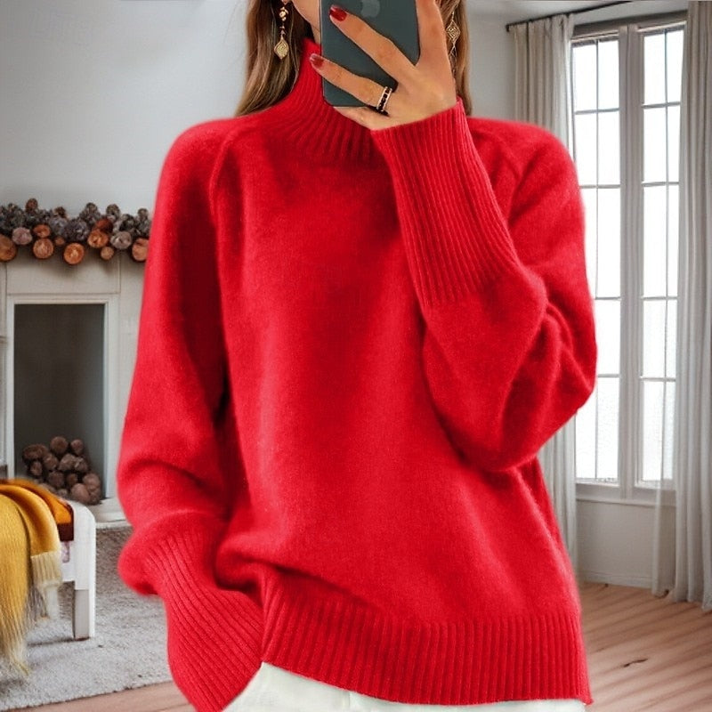 Wendy Turtleneck Sweater - Cozy, Stylish Comfort for Any Occasion