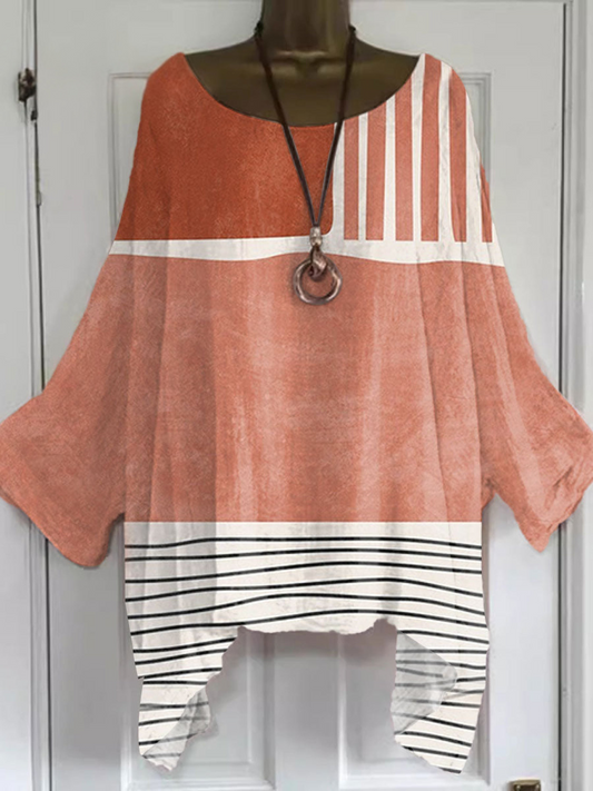 Women's Casual Cotton-Linen Shirt - Stylish Vintage Design & Comfort