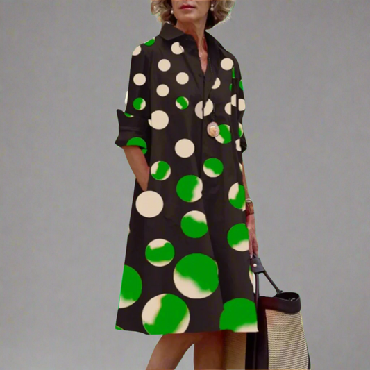 Women's Floral Print Midi Dress - Lightweight & Breathable Summer Style