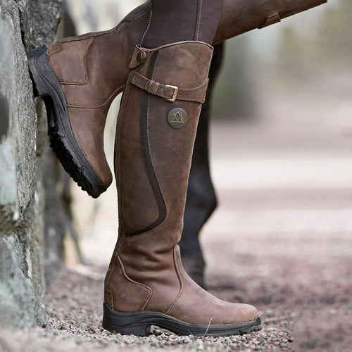 Women's Knee High Boots - Premium Orthopaedic Leather for Stylish Comfort