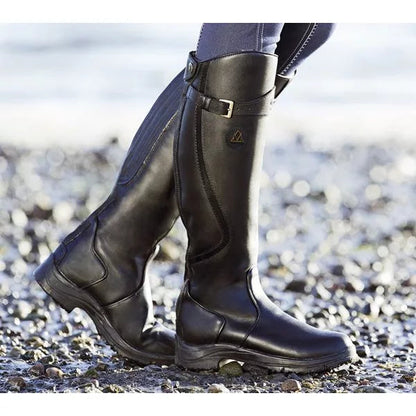 Women's Knee High Boots - Premium Orthopaedic Leather for Stylish Comfort