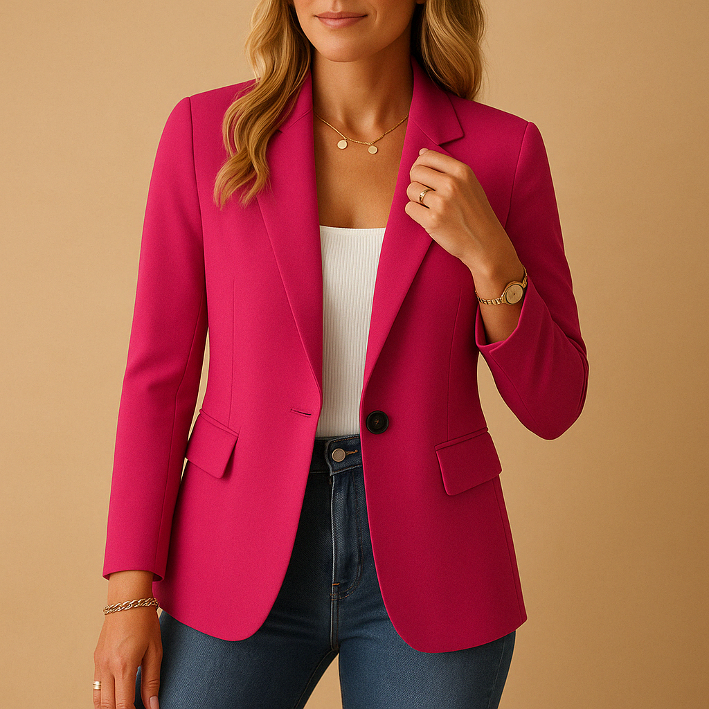 Yara Womens Blazer - Stylish Black Blazer for Women with Tailored Fit