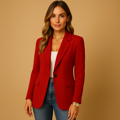 Yara Womens Blazer - Stylish Black Blazer for Women with Tailored Fit
