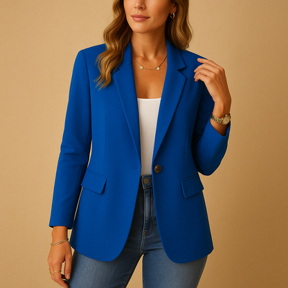 Yara Womens Blazer - Stylish Black Blazer for Women with Tailored Fit