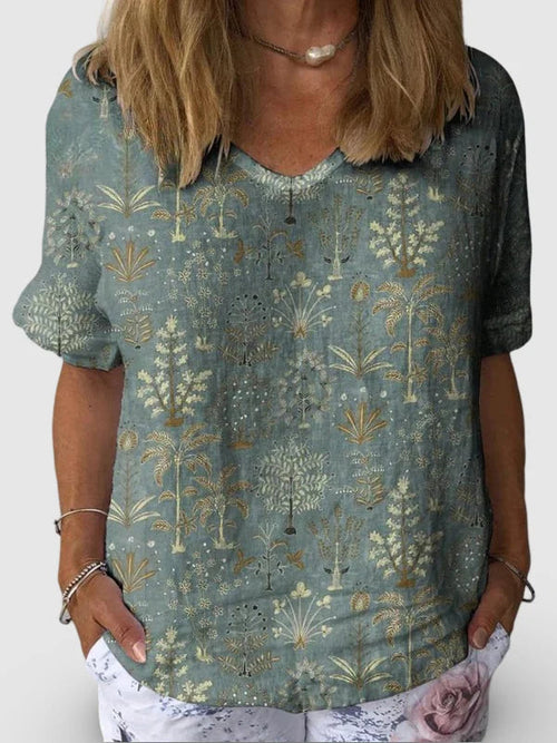 Womens Blouse - Effortless Comfort With Stylish Prints For Everyday Wear