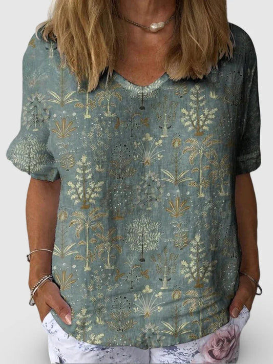 Womens Blouse - Effortless Comfort With Stylish Prints For Everyday Wear