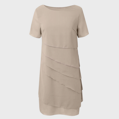 Womens Dress - Elegant Chiffon Summer Wedding Guest & Cocktail Style
