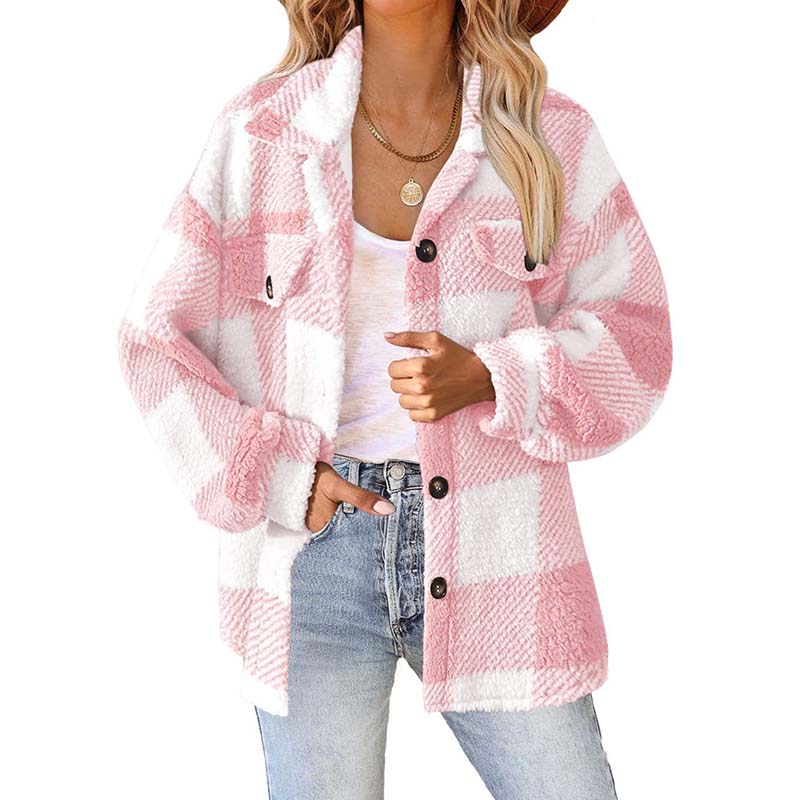 Womens Plaid Winter Coat - Cozy, Stylish, and Versatile Outerwear