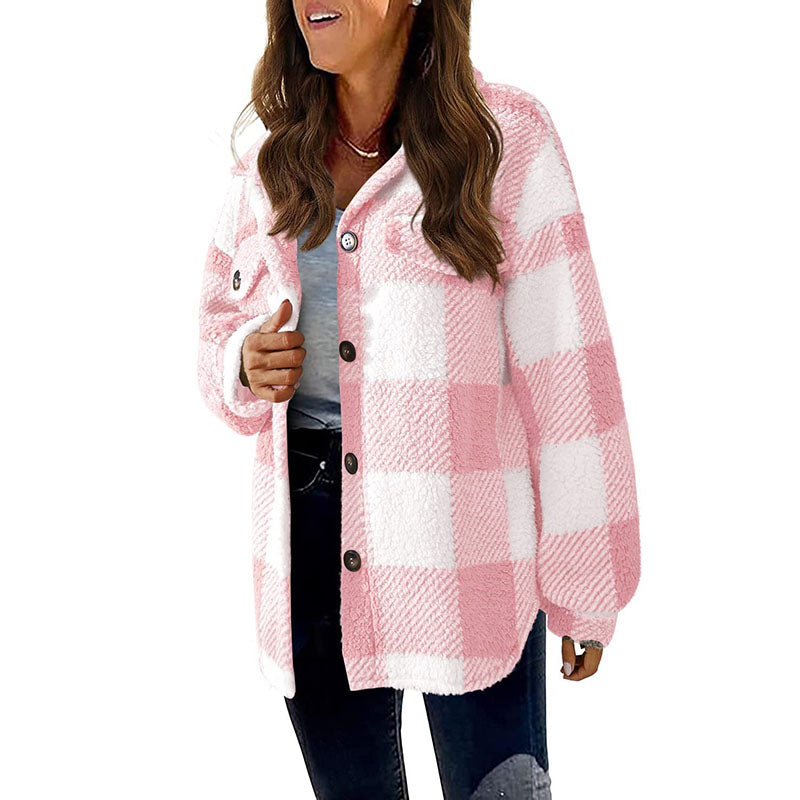 Womens Plaid Winter Coat - Cozy, Stylish, and Versatile Outerwear