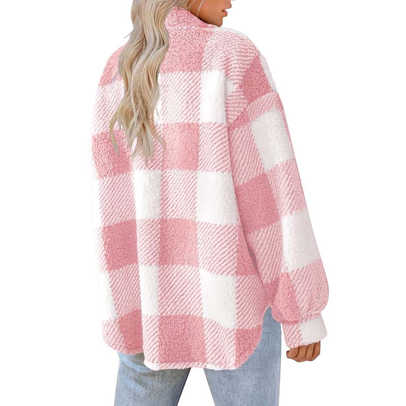 Womens Plaid Winter Coat - Cozy, Stylish, and Versatile Outerwear