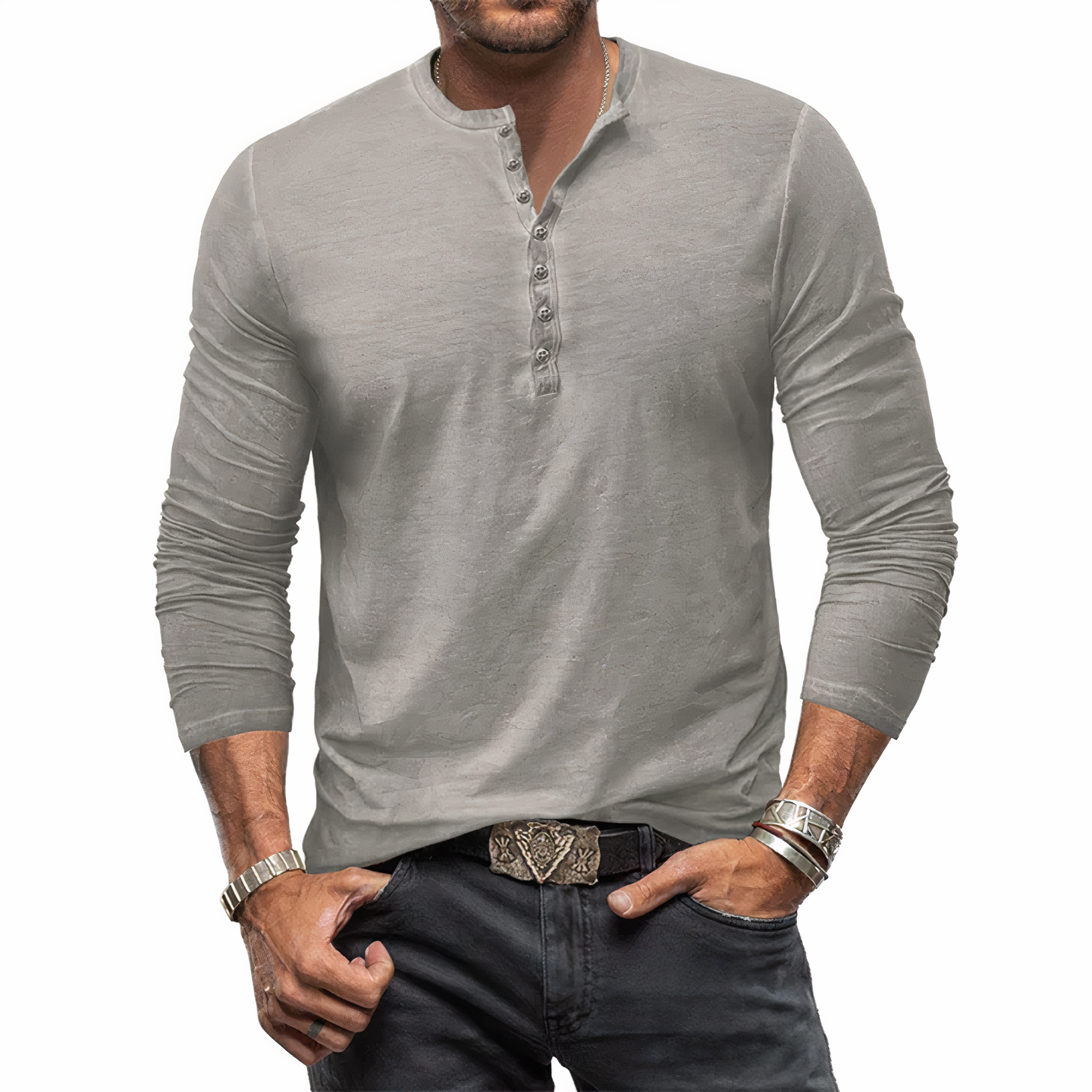 Stefano | Classic Henley shirt