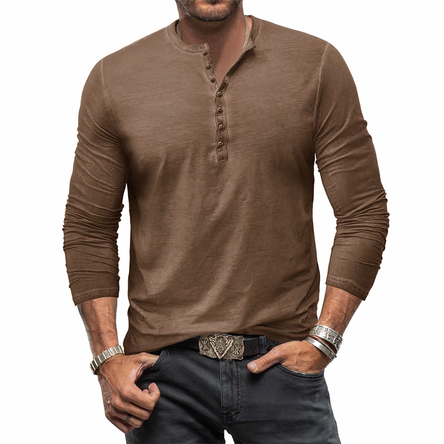 Stefano | Classic Henley shirt