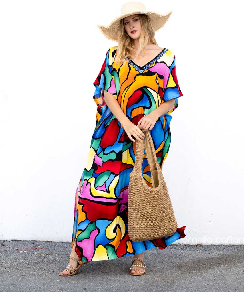 Elke | Loose, casual caftan Dress