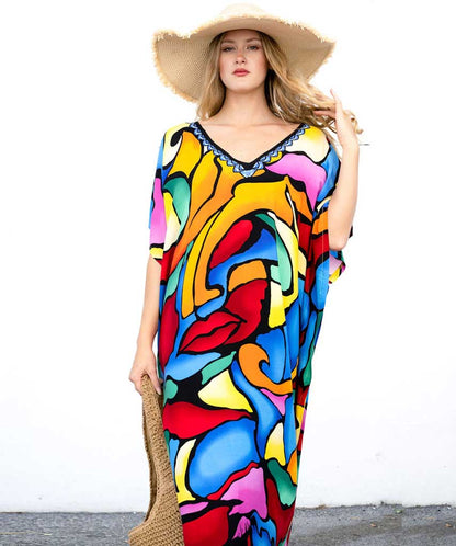 Elke | Loose, casual caftan Dress