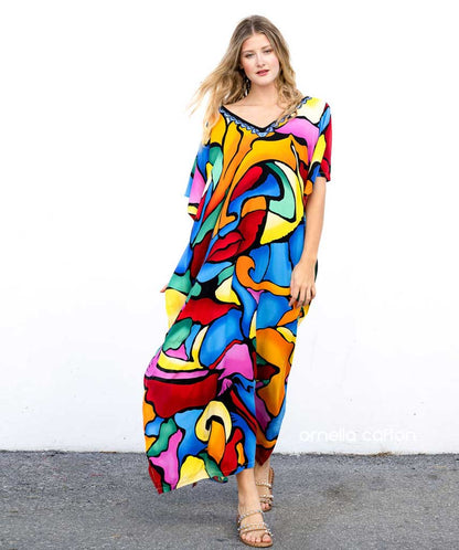 Elke | Loose, casual caftan Dress