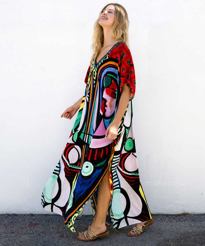 Elsa | Loose, casual caftan Dress