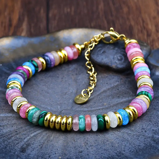 Bohemian Style Colorful Bracelet | Together against breast cancer