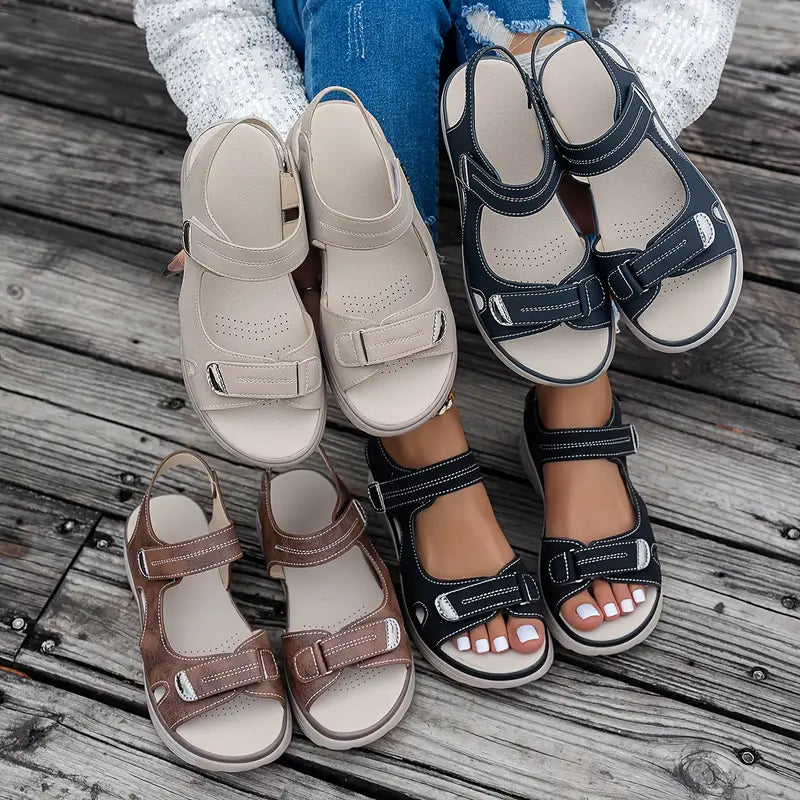 Alia™ - Comfortable wedge sandals with ankle strap