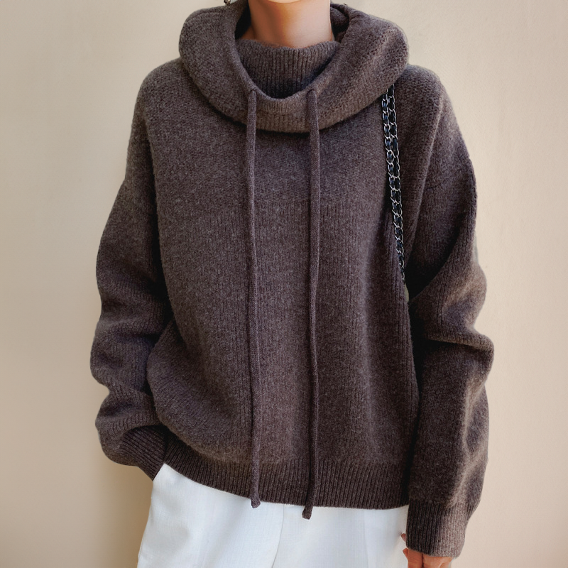 Variant image for Celine Turtleneck Sweater - Luxurious Merino Wool Style for Men & Women-13