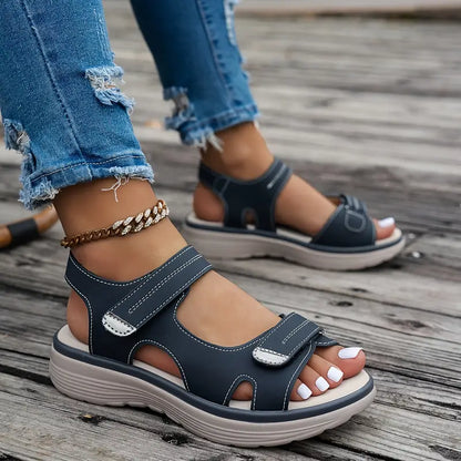 Alia™ - Comfortable wedge sandals with ankle strap